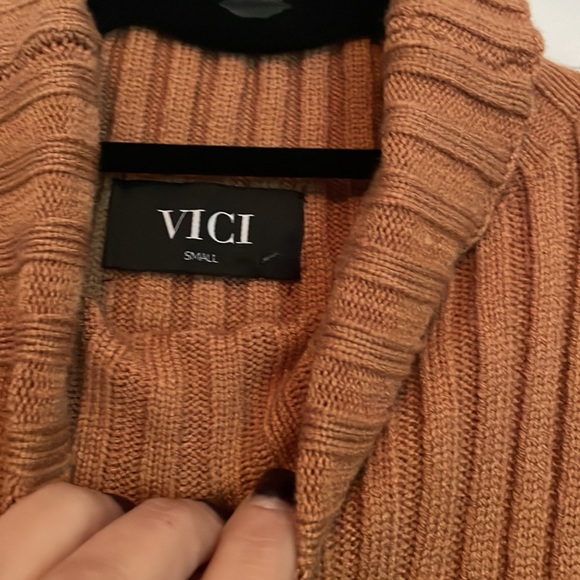 Vici Small Ribbed Knit Sweater Dress - Picture 3 of 9